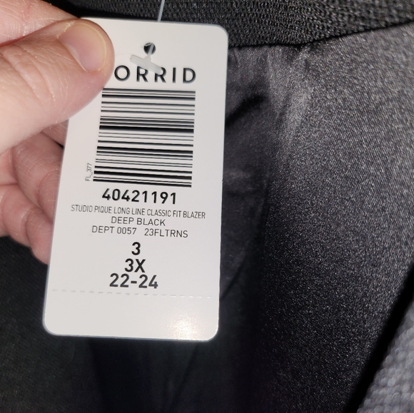 Torrid Pique Longline Blazer - Picture 3 of 4